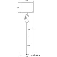 Торшер Moderli Dark V2581-1F