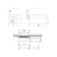 Насос SFA SANIDOUCHE FLAT D6STD