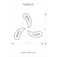 Потолочная люстра Moderli Sigma V1610-CL