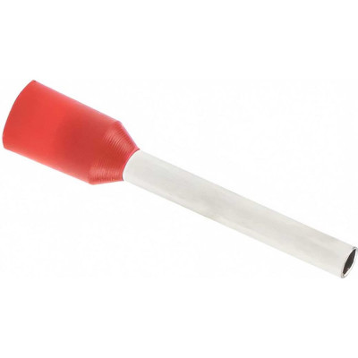 Штыревой втулочный изолированный наконечник EKF НШвИ 1,0-8, 50 шт. PROxima nhvi-1.0-8