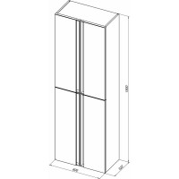 Пенал ALLEN BRAU ECLIPSE 60 cement grey matt 00273972 1.E1006.CGM