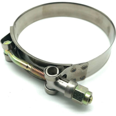 Усиленный хомут TITAN LOCK 95-103 мм, нержав. сталь (лента+болт AISI 304) TL95-103RCSS