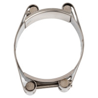 Двухболтовый силовой хомут TITAN LOCK 70-80 мм, нерж. сталь TL70-80DRCSS