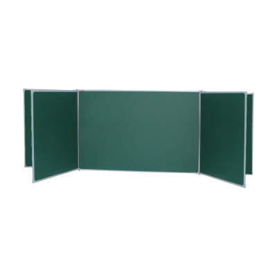Пятиэлементная магнитно-меловая доска BoardSYS 120x350, в металлическом профиле 30ПЭ1*350М
