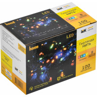 Гирлянда нить IEK 10м 100rgb ip20 зеленый 230в кон. 8 LGDB110-3-100-10-G-S-20