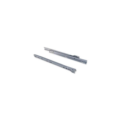 Роликовые направляющие Hafele Matrix runners S25 450 мм, серый RAL9006 423.37.514