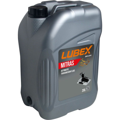 Минеральное трансмиссионное масло для АКПП Lubex MITRAS ATF DX II 20 л L020-0869-0020