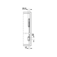 Механизм Hafele FREE Fold 710-790/8,7-17,2 без заглушек 372.37.654