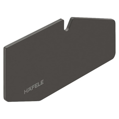 Заглушка Hafele Free swing антрацит 372.34.682