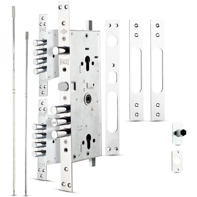 Врезной цилиндровый мультисистемный замок KALE KILIT 256, 85BS63, 30CP, SP, w/ o Ros, STB 25600000079