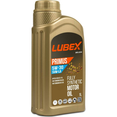 Синтетическое моторное масло Lubex PRIMUS SVW-LA 5W-30 SN C3 1 л L034-1624-1201