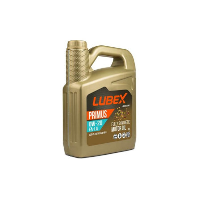 Синтетическое моторное масло Lubex PRIMUS FA-LA 0W-20 4 л L034-1626-0404