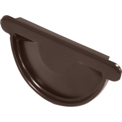 Универсальная торцевая заглушка Grand Line 125 мм, RAL 8017 ШК 88001