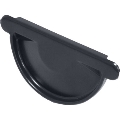 Универсальная торцевая заглушка Grand Line 125 мм, RAL 7024 ШК 379737