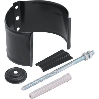 Кронштейн трубы на кирпич Grand Line 90 мм, RAL 7024 ШК 379776