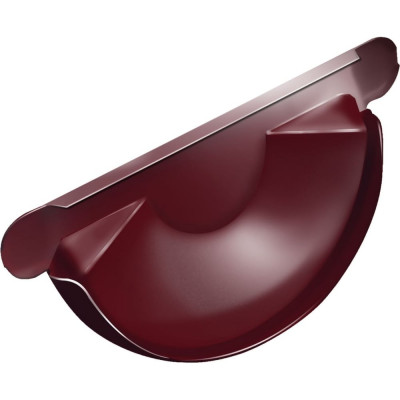 Универсальная торцевая заглушка Grand Line 125 мм, RAL 3005 ШК 88000