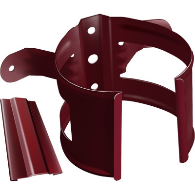 Кронштейн трубы на дерево Grand Line 90 мм, RAL 3005 ШК 88009