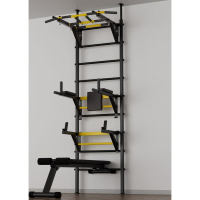 Шведская стенка BARFITS new age l4 турник рукоход, черный newage-l4-ruk-black