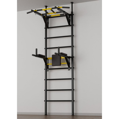 Шведская стенка BARFITS new age l2 турник рукоход, черный newage-l2-ruk-black