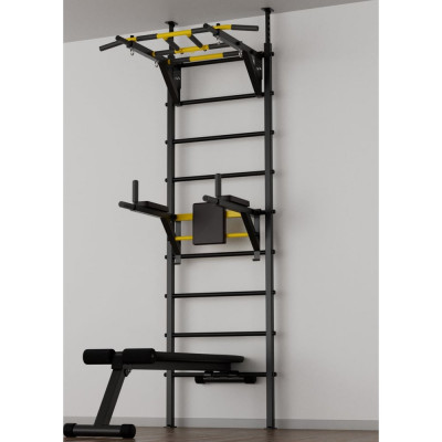 Шведская стенка BARFITS new age l3 турник рукоход, черный newage-l3-ruk-black