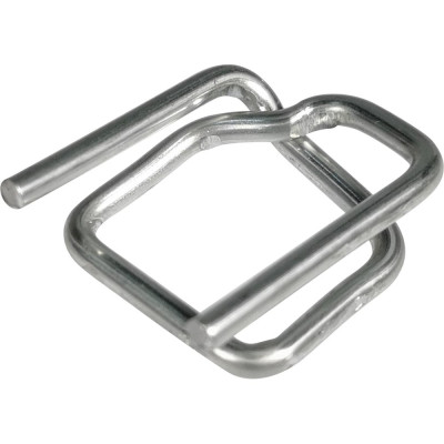 Оцинкованная пряжка КОРДЛЕНД 16x34x3,5 для ПП/ПЭТ ленты 15-16 мм, 1000 шт. PR-16zn KREP-00118