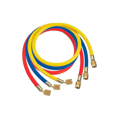 Набор из 3 напорных шлангов для хладагентов r22, r134a, r407c, r404a VOLL 9.13060