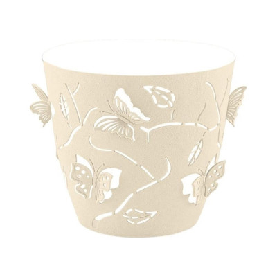 Горшок для цветов PLAST TEAM plast team butterflies 2.5 л, d 175, круглый, молочный pt401310048 1791959