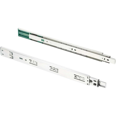 Направляющая шариковая H45mm L450mm 40кг с доводчиком VERSALITE PLUS 15 шт GTV PK-L-H45-450-B