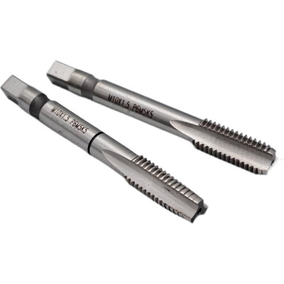 Метчик TORNERI машинно-ручной М10x1.5 комплект из 2-х штук Р6М5К5 042136