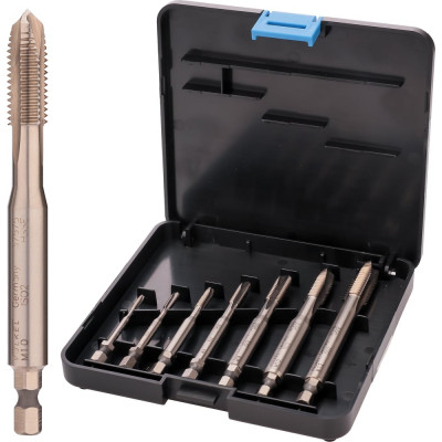 Набор метчиков VOELKEL машинных M3-M12 HSSE 7пр V47975