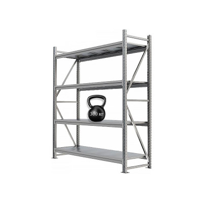 Металлический стеллаж IRONMEBEL optimus pro h-2500 zn, 4 яруса 1800x600 M-СГР25001800600ОЦ3