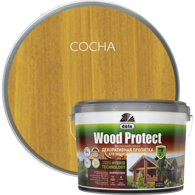 Пропитка Dufa WOOD PROTECT сосна, 9 л МП00-011083