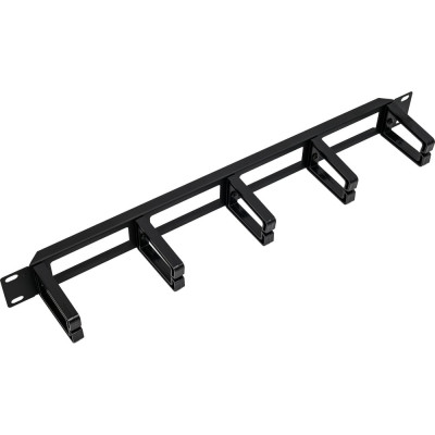 Панель-органайзер кабеля 5Bites 5 колец / 1u / 19" / black CM-103B