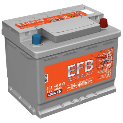 Аккумулятор TUBOR EFB 6СТ-60.0 VL 4607008885729