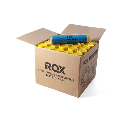Многоцелевая синяя смазка ROX BLUE EP-2 коробка 25 туб R612