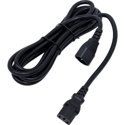 Кабель питания Filum пвс-ап 3x1,5 с13 - c14, 220/250в, 10а, чёрный, 3м FL-PC-C13/C14-C3-3,0-BK