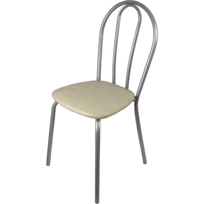 Стул MODULE`S TYLE Сити бежевый печать/хром ВИ0025