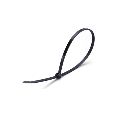 Нейлоновые стяжки Fortisflex КСЗ 5x250 мм, черный, 100 шт. 90333