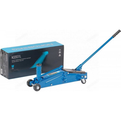 Подкатной домкрат для автолюбителя NORDBERG с проставкой, 3 т N32031L