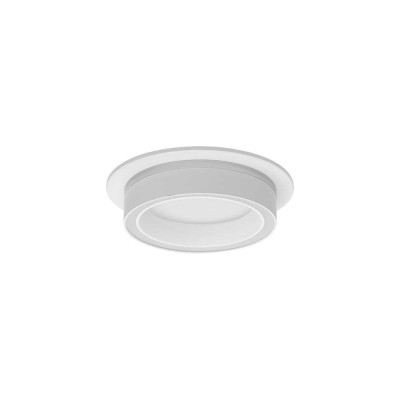 Встраиваемый cветильник Wolta Luce, корпус под лампу GX53, макс.мощность 20Вт, 105×35 мм, монтажное отверстие 90 мм, круглый Белый WDL-GX53/06W-R