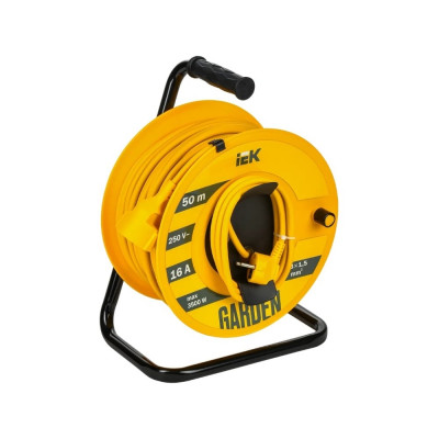 Катушка IEK GARDEN УК50 1 место 2P+PE 3x1,5мм2 50м GD-KP20-16-01-50