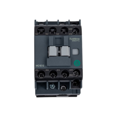Контактор Systeme Electric MC1E 3п 12А кат. 220В/230В AC 1НО+1НЗ SE MC1E12M7