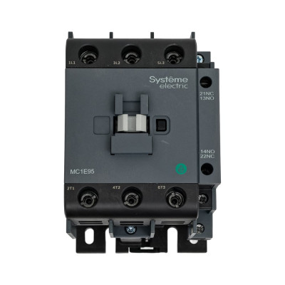 Контактор Systeme Electric MC1E 3п 95А кат. 220В/230В AC 1НО+1НЗ SE MC1E95M7