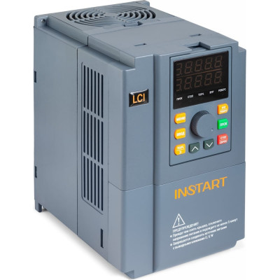Преобразователь частоты INSTART LCI-G4.0/P5.5-4B 4.0/5.5кВт, 8.5А, 3Ф, 342-440В, IP20, Modbus RTU сьемная панель управления 00097400