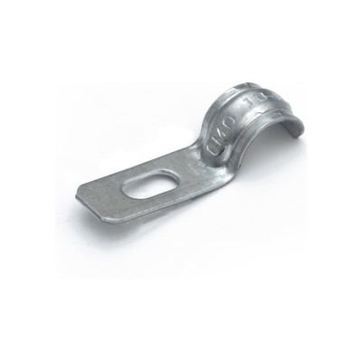 Металлическая однолапковая скоба Промрукав усиленная, противопожарная, СМОУ d10-11 мм, 100 шт. PR13.02397