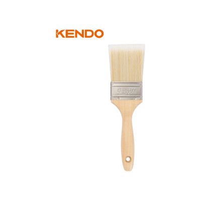 Кисть KENDO 25 мм, с деревянной ручкой 46201