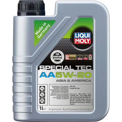 Синтетическое моторное масло LIQUI MOLY НС- Special Tec AA 5W-20 SP GF-6A (1 л) 20792