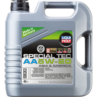 Синтетическое моторное масло LIQUI MOLY НС- Special Tec AA 5W-20 SP GF-6A (4л) 7658