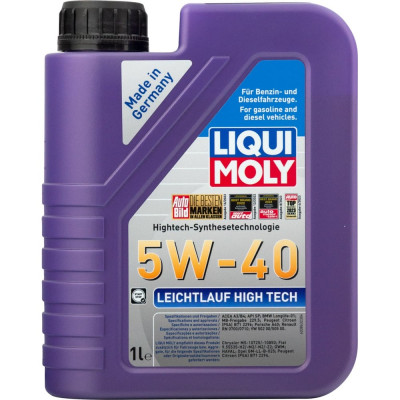 Синтетическое моторное масло LIQUI MOLY LiquiMoly НС- Leichtlauf High Tech 5W-40 SP A3/B4 (1л) 2327