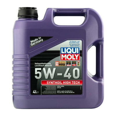 Синтетическое моторное масло LIQUI MOLY Synthoil High Tech 5W-40 SN A3/B4 (4л) 2194